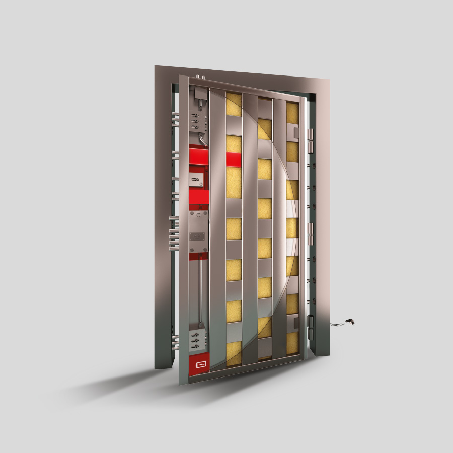 Security Doors - Reinforced Security Door Diamond Porta Block